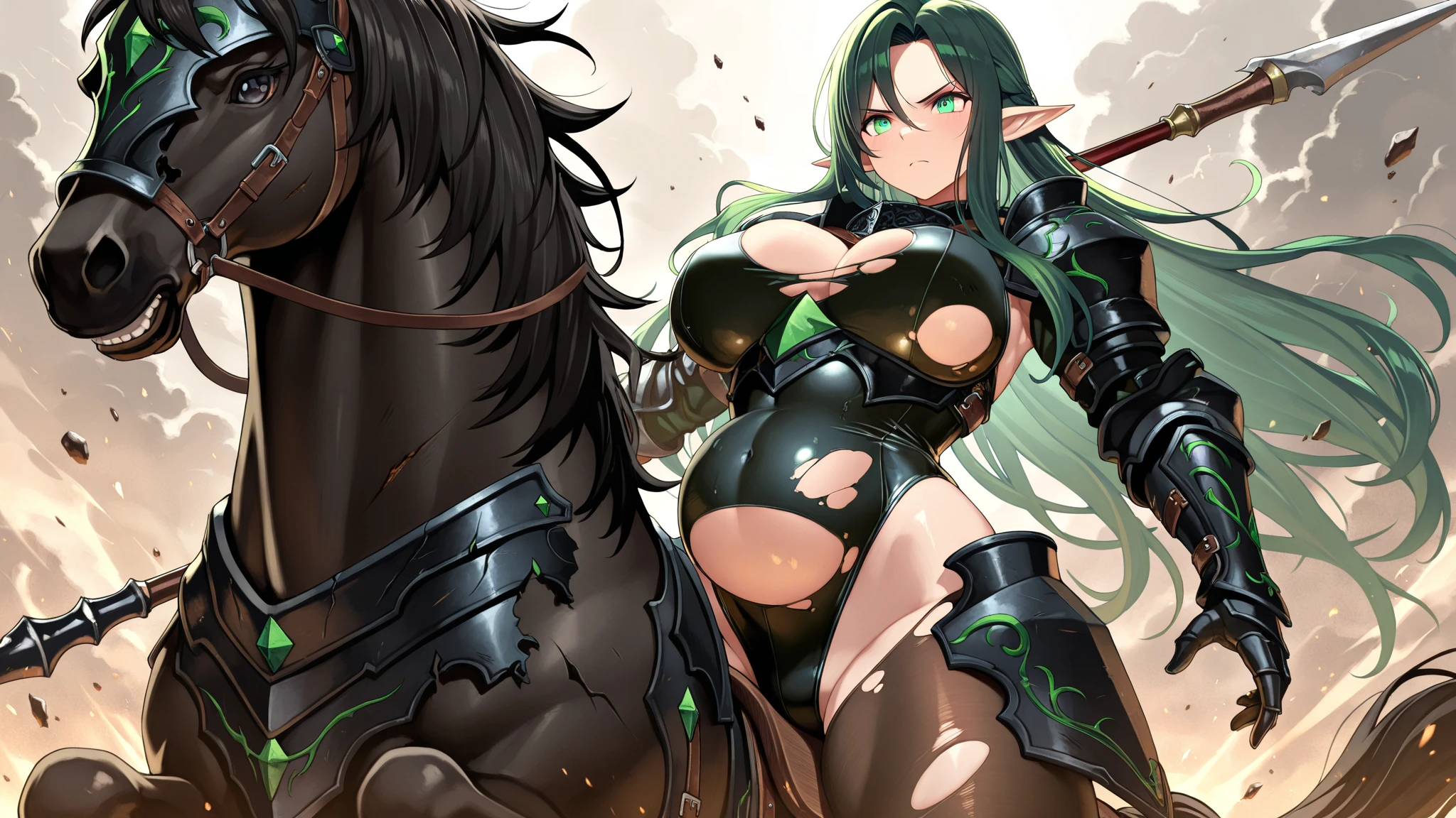 1 mature female,25-years old,((Besieged by multiple goblins during the battle、Attack of the Paladin)),((Estrus Goblin)),Kaiju,(angry,Crying),((Broken Paladin Armor)),(all-fours),Dynamic Pose,Dynamic Angle,(SEX),(:Inserting a into the ),(doggy style),((Doggy sex))