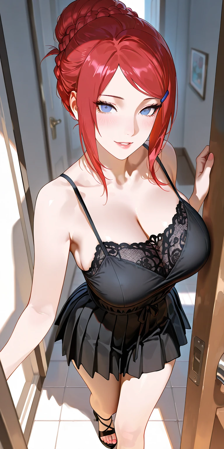 beautiful detailed girl, 1 girl, medium bob cut hair, dark red hair, closed eyes, background in a wardrobe, (best quality,4k,8k,highres,masterpiece:1.2),ultra-detailed,(realistic,photorealistic,photo-realistic:1.37),analog film,hyper realistic,studio lighting,digital art,dramatic lighting,moody atmosphere,cinematic composition,intricate details,clean elegant design,vibrant colors,sleeping pose