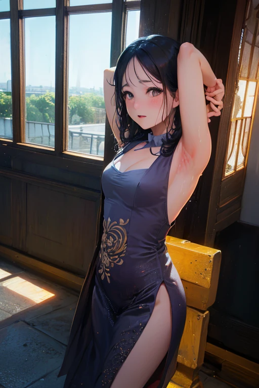 (8k,Super details,best masterpiece,nature,perfect work of art,perfect female figure),two women,sexy,Rainbow hair,perfect face,(huge),neighbor wife,woman hairstyle,elegant wife,mature and exposed,20 years old,fair skin,messy hair,完美sexy的身体,tone,flirt,Very big,Liu Yao,big ass,Mature and busty woman,devote yourself to me,穿着超紧的低胸衬衫和小thong,Detail of taking off clothes in bedroom,half naked,Hands kneading his chest,Show your butt,thong,embedded in ass,urine leakage,,eager,blush,Want to be caressed,Detail background,necklace,perfect eyes,, T-shaped small size,huge的山雀,perspective,full body shot