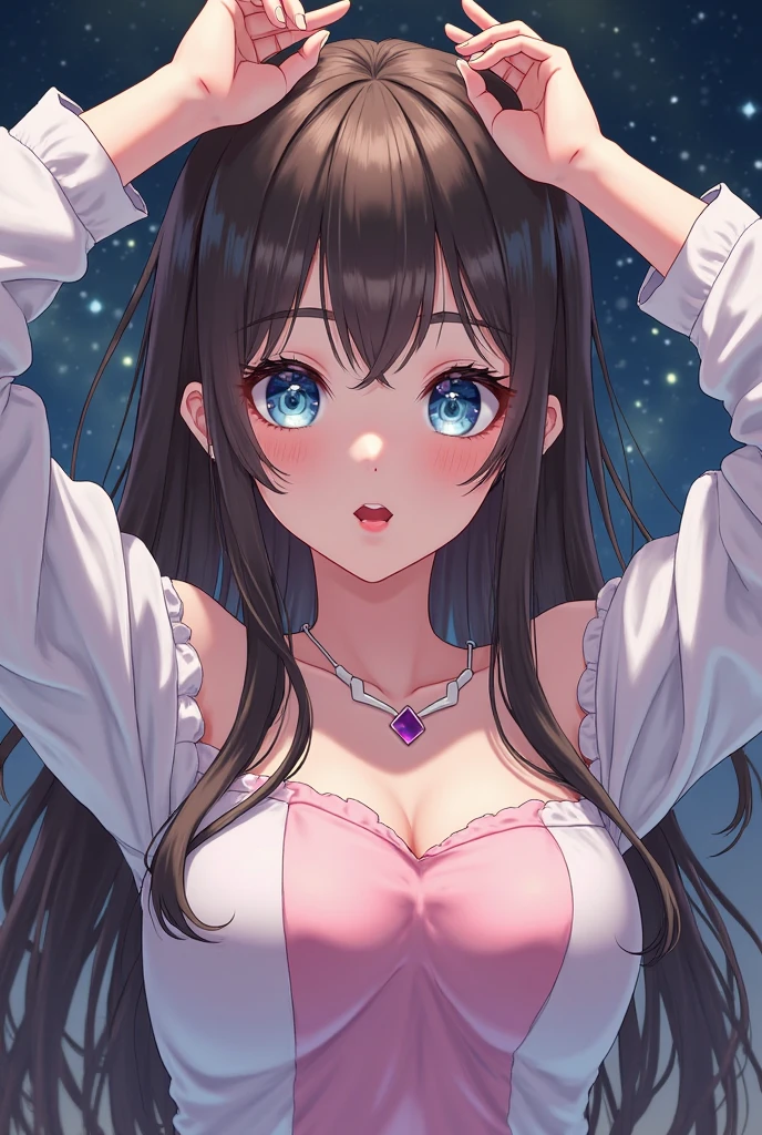 Amazing Chitanda, There is only one beautiful girl,Purple Eyes, Black Hair, Very red face,Very white skin,Glowing skin,Skin as delicate as porcelain,Naturally straight hair, Straight bangs,Extremely refined,Open lips,Long flowing hair,Beautiful Girl, Like a dream,Slim,Slim waist,Soft, (Sensual), (Kawaii), Dream quality,Beautiful big breasts,Half of the areola is exposed,white summer dress,sleeveless,Many holes in clothes,Ragged clothes,,The clothes are completely transparent,Deep V neckline,Loose neckline,Wide neckline,In the crowd,Squeeze the subway,,Wind blows up skirt,no pants,Flying Butterflies,Bare shoulders,Bare neck,Exposed collarbone,Showing breasts,Show your waist,Show your buttocks,Show your thighs,Exposing the groin,No pants,extremely shy,Ultra-high resolution, (masterpiece:1.2, best quality), (Delicate and beautiful eyes: 1.2), (Beautiful and delicate face)