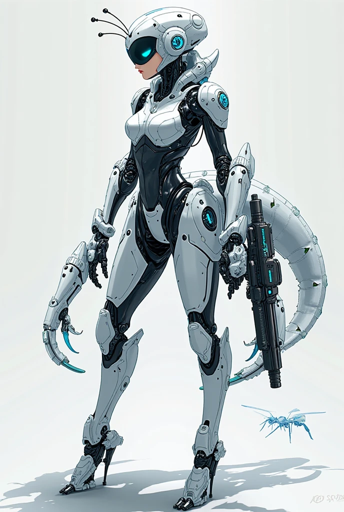 concept art, digital artwork, masterpiece, complex detailed, best quality, hdr, 
fashion biomechanical alien, eye contact, cyber body, white and black colors, complex background, art by goro fujita, 
filtech, <lora:Cyber_relib_80st_64_128:0.5>, XenTAI-pos, <lora:LORA-XenoDetailer-v3:0.75>