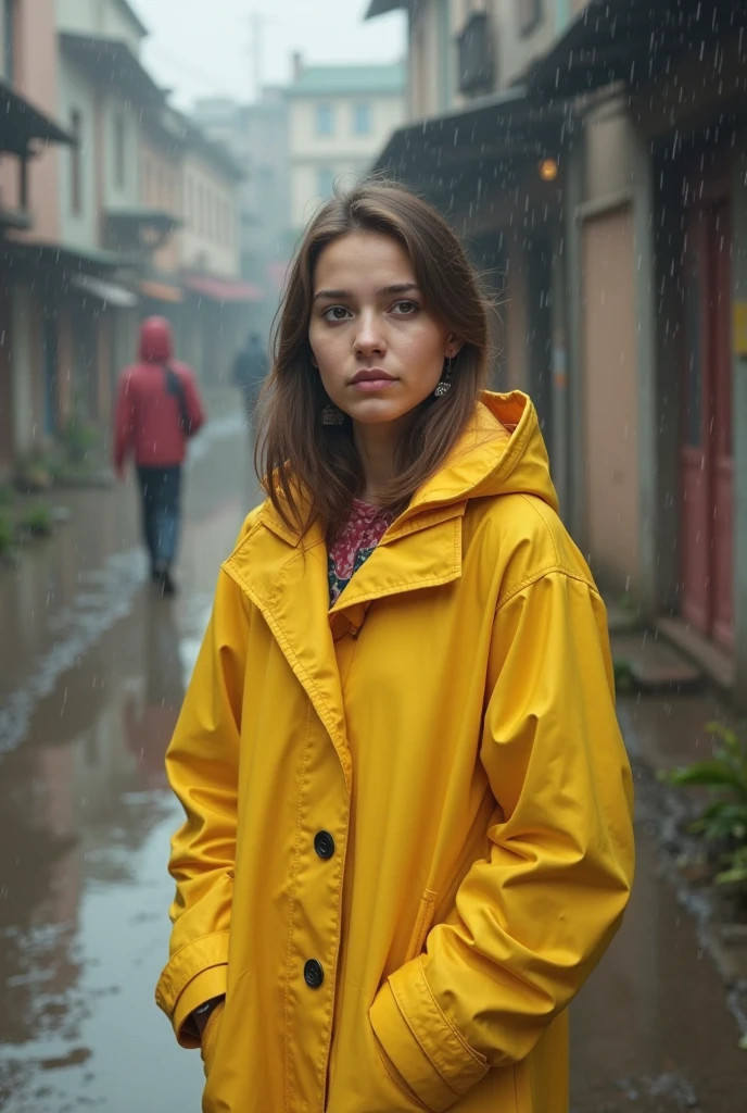 photo of beautiful (EP4l3x4ndr4D4dd4r10:0.99), a woman with perfect hair, wearing Rosy Pink (transparent raincoat:1.1), (capitol building:1.1), (closeup), modelshoot style, (extremely detailed CG unity 8k wallpaper), professional majestic photography, (Leica M6 Camera), 24mm, exposure blend, hdr, faded, extremely intricate, High (Detail:1.1), Sharp focus, dramatic, soft cinematic light, (looking at viewer), 4k textures, elegant, ((((cinematic look)))), soothing tones, insane details, hyperdetailed, low contrast, (epicPhoto)