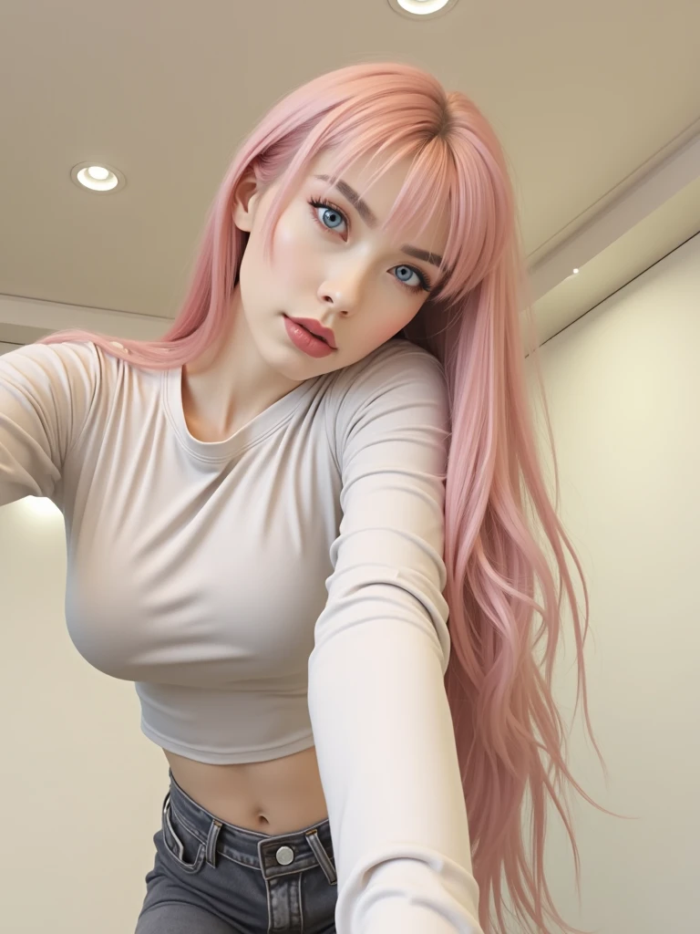 masterpiece, 8k, Award-winning photo, photoRealistic, Realistic, Very detailed, Ultra-high resolution, Japanese Idols少女,Mature Woman,Wavy hair with bangs,(Bright rouge lips) , ///one person, The most beautiful, 20-year-old , (sexy, Japanese Idols), (Pink Hair:1.3),ponytail///Human details Shiny skin , Detailed skin , Beautifully detailed face , Beautiful details , /// (double eyelid, Droopy eyes), (Brightly colored large breasts:1.2), Sunburn, ///((Crossing your legs)), ///(Bedroom:1.3), Blurred Background, /// jewelry,Earrings,necklace,(sexyな唇:1.5),(Sweaty body,whole body:1.5),plump,((Off-the-shoulder blouse)),,
///Finished ultra-Realistic textures, RAW Photos,Shine,(the body is wet:1.6)