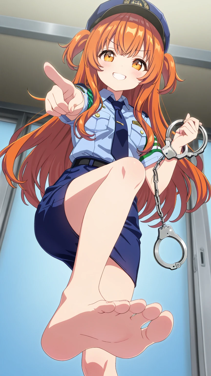 1girl, , tape bondage, blue bikini, medium breasts, long hair, gagged, closet, dim lighting, sitting on chair, looking at viewer, pleasured, squinting, wide hips, red hair, blue eyes, blushing