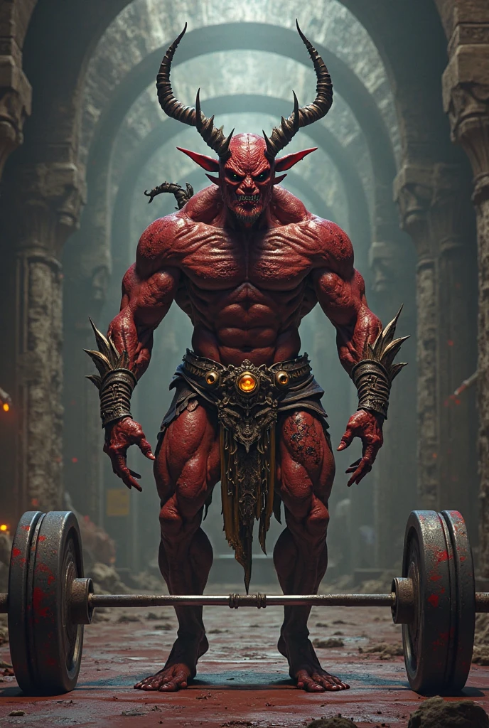 (best illustration, masterpiece) magnificent artwork of a male red Dragonborn, (topless, blushing, furrowed brow) showing off his dragonborn heritage with a lizard-like appearance, set in a (gym, locker-room) with dynamic lighting effects. --auto --s2