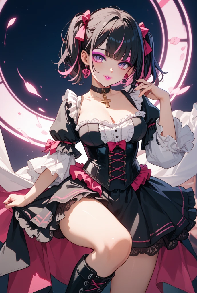 {{{{{16k, nsfw, The process in which the heroine girl is transformed into a Youth unconscious silicon love doll that infinitely without consciousness, Adding the fragility of youth to heroine girl's appearance, The more the protagonist tried to stop her transformation into a silicone love doll the more it progressed resulting in the protagonist breaking the final seal that turned her into a silicone love doll and deprived her of consciousness From her small breasts fullness and whip-deep cleavage rapidly emerged making her far sexier than she had ever been when she was human, The heroine girl is held down on the ground on a Youth unconscious silicon love doll magic field with pretty girlish magical circle and lighting, finally A pretty ribbon is wrapped around her wrist with the magical power that keeps her silicone love doll figure in place, thicken the lips look pretty, Boobs are fluffy and bouncy, Tits that get rounder bigger her deep tight cleavage}}}}},{{{{{The moment the heroine girl's eyes were replaced by fake glass ones, Her whole body her hair her eyes everything has been turned into a fake, she was completely transformed into a silicone love doll lifeless, silicon love doll magical in a romantic magical field filled with female hormone steam, her beautiful slender underbust, slender curvy cute waistline, silicone love doll had an lewd fetish for lips and necks and waistlines, her clearer nip line from underbust to hips, gloomy black hair, thick vivid lips}}}}},{{Extremely detailed}},{{{{{heroine girl's Sexually unused body with pure and innocent aura, integrated heroine girl head and face small}}}}}