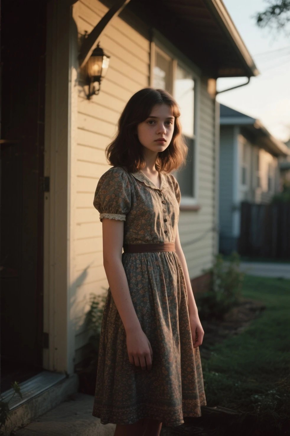<lora:Todd Hido Style:1>Todd Hido Style - Very bizarre society young russian teenagers Todd hido style