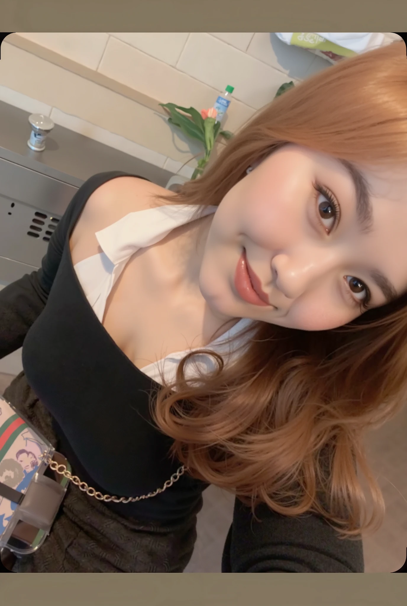 (8k, RAW photo, best quality, mastery:1.3), (realistic, photo-realistic:1.37), (looking viewer:1.331), posing Seductively, living room, soft light, 1girl, perfect body, beautiful thighs, extremely beautiful face , slim body, smaller chest, brunette hair, long hair, smile, open jacket only, black mini skirt