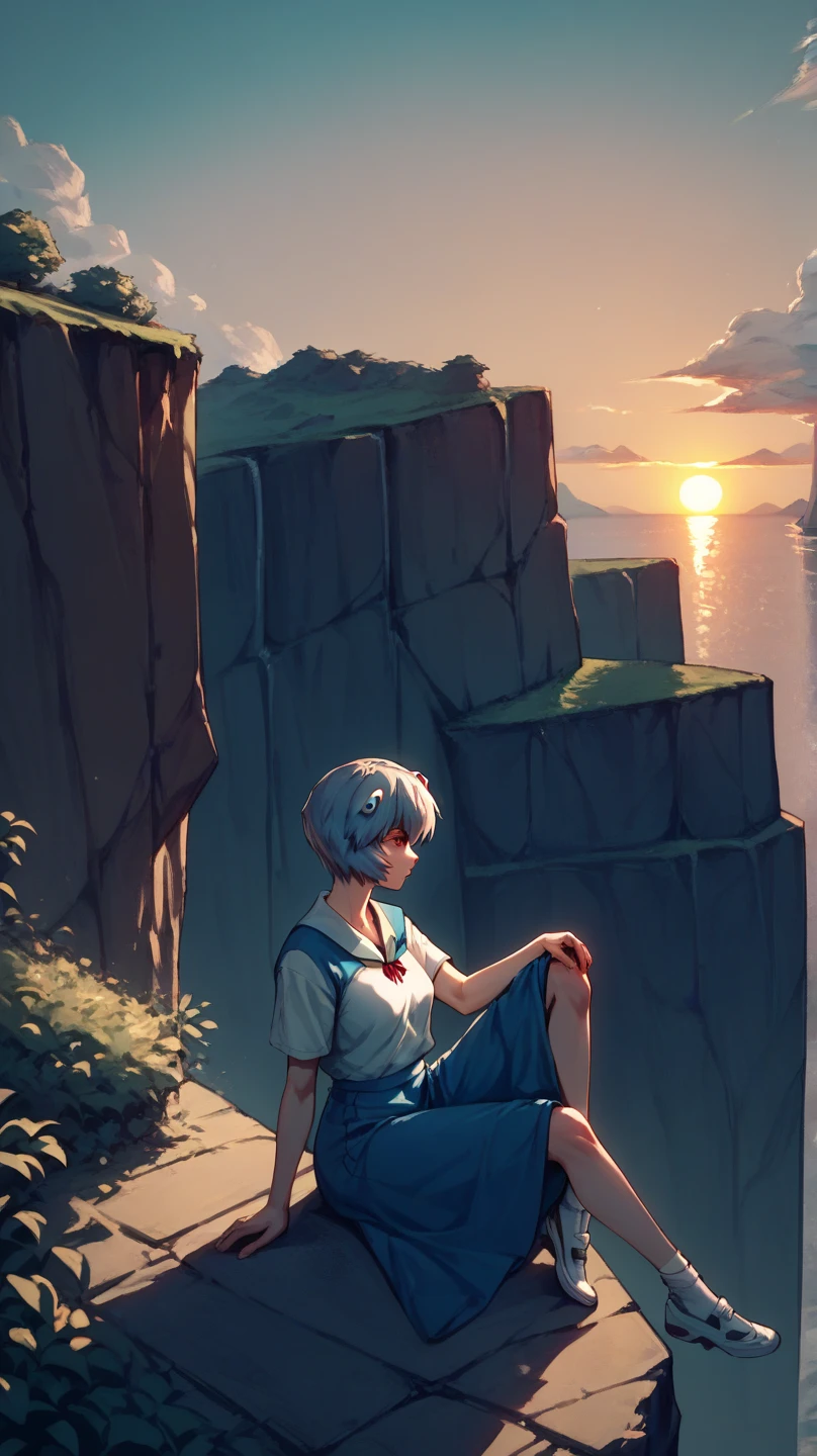 octane, bathed in the soft glow of the star-filled sky, painted a fascinating backdrop for a solitary figure. Perched on a sturdy tree trunk, the lonely girl contemplated the night landscape, Her long tresses cascading down her back like a silk waterfall.. The urban landscape, a mere silhouette against the milky way, It was a testament to the contrast between nature and civilization.. A single cloud floated lazily, Casting long shadows under the girl's feet., while the stars shone like diamonds scattered across the velvet sky. La tranquilidad de la noche de los octane sólo fue perturbada por