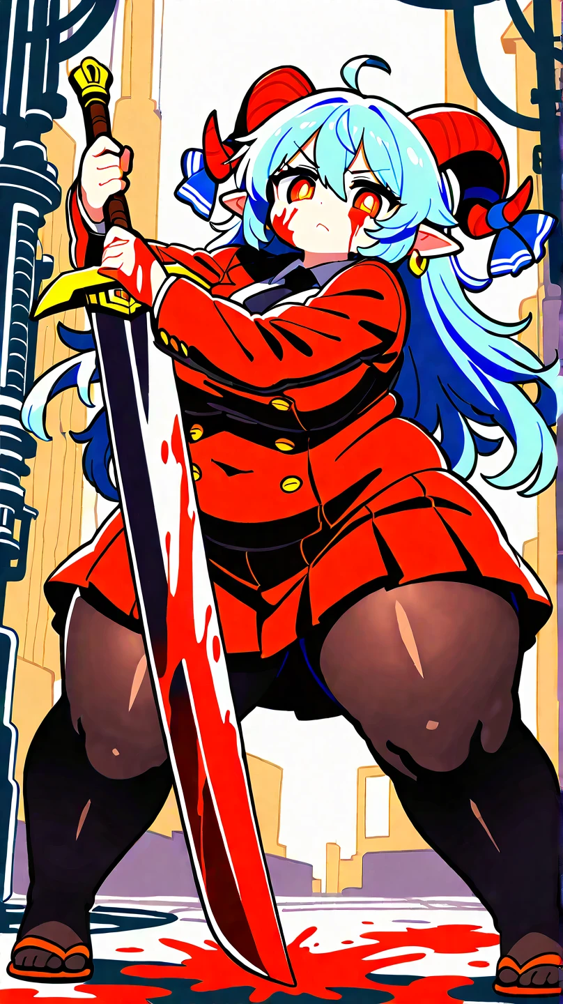 white hair, 1girl, expresionless, long hairBest quality，masterpiece，a high resolution，Adult female, 1girl, Mafia member, sitting on throne, legs crossed, visible breasts apart, visible collarbone, holding cane, visible cane, lipstick, white hair, long hair, yellow eyes, black coat, long pant, thighs, black pant,
