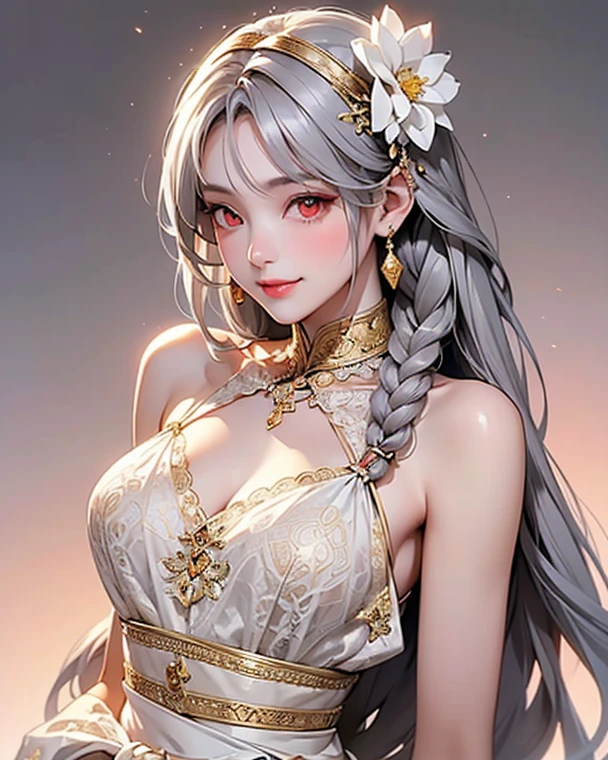 [weapon,cleavage,(magic circle:1.1),xiuxian]:1.5((masterpiece:1.5、8k、Portrait、Photorealistic and very detailed CG、Very detailed、Particle Effects、Dynamic Effects、Written boundary depth、Cinematic Light、Lens flare、Ray Tracing、Tabletop、Realistic:1.4、超A high resolution:1.2、Realistic、Realistic))((alone,Woman wearing Chinese warrior clothes:1.4、Great cleavage、Sexy Woman Pose、、Detailed face、Bright expression、young, Brighter, Whiter skin、Ample breasts、Best Looks、Ultimate beauty、Shiny silver hair with highlights、Bright and shiny hair,、Super long, Silky straight hair、Hair swaying in the wind))((The ancient Chinese capital in the morning sun、Backlight、Put a sword on one&#39;s waist)
