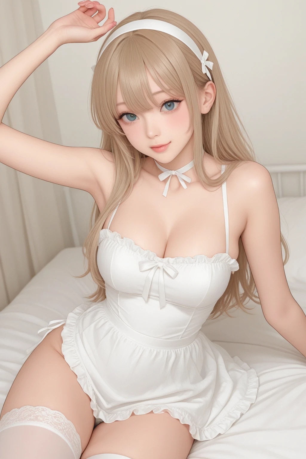 There is a 3D image of a woman with rabbit ears., Bunny girl, ultrarealistic sweet Bunny girl, software version, Lola Bunny fan art, Rendered with SFM, Playboy Bunny, POV Furry Art, Wears cybernetic bunny ears, Star Fox Crystal, Pixiv 3DCG, , Anime Barbie in White Stockings, masuimi max