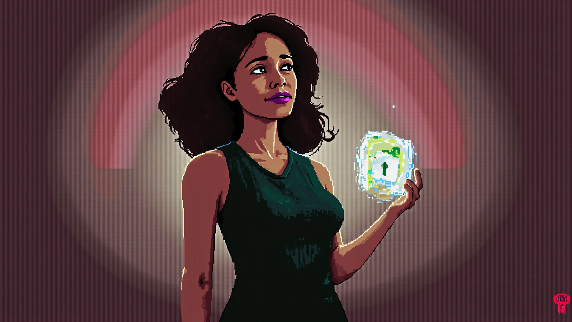 Monster shape shifting, insatiable inanimate object treasure chest, VHS, glitch, distorted, nostalgia, 90's retro vibes, analog tape, vcr aesthetics, tv, television, 1990's cartoon homage), comic 1990's, animated tv show screengrab, cinematic poster, image within image, multiple exposure, massive scale, rich color grading for shading depth, hand drawn rotoscope cartoon realism, chiaroscuro lighting, mixed media, vintage comic, retro original design, 1990's comic, sense of movement energy,