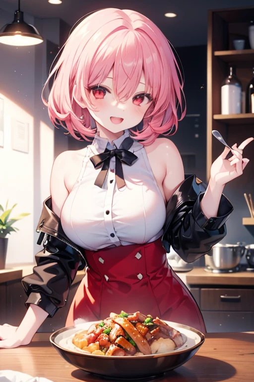 Soft cream, cute, Pitiful, Girl, short hair, Beach House, Swimwear, counter, Fast food clerk, Fast Food Worker, Misaka Mikoto, 1girl, black choker, uhd, retina, masterpiece, ccurate, anatomically correct, textured skin, super detail, high details, high quality, best quality, highres, 4K