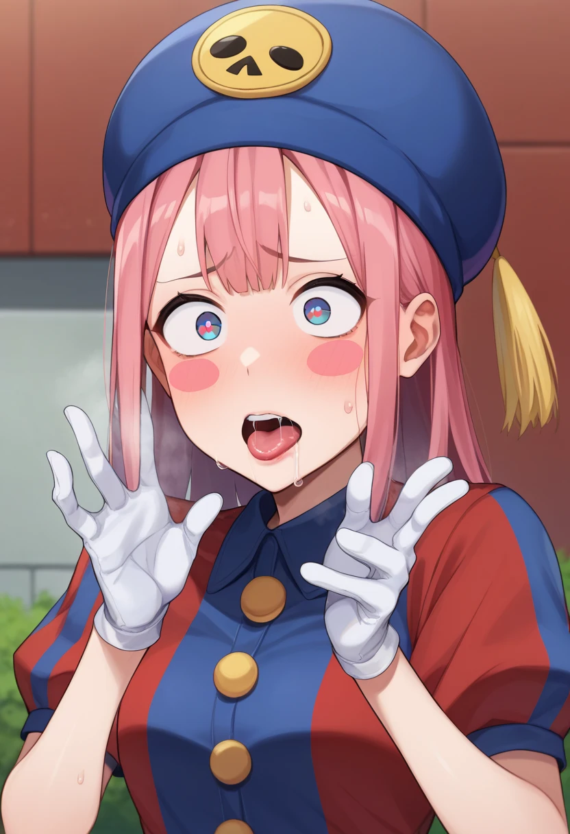 (best quality,4k,8k,highres,masterpiece:1.2),ultra-detailed,(realistic,photorealistic,photo-realistic:1.37)highres,portrait,beautiful girl, ultra-detailed, realistic:1.37, sketches, dawn \(pokemon\), beanie, long hair, blue hair, blue eyes, black sleeveless shirt, pink scarf, pink skirt, body shape, detailed eyes, beautiful eyes, anime style eyes, ahegao, perfect hands, holding money with hands, money, curvy, dinamic pose, loved look, open mouth, sad look, encanto femenino, in a dark alley, night city, bukkake, cum on face, cum on mouth, cry, crying with open eyes, topless, penis over face,