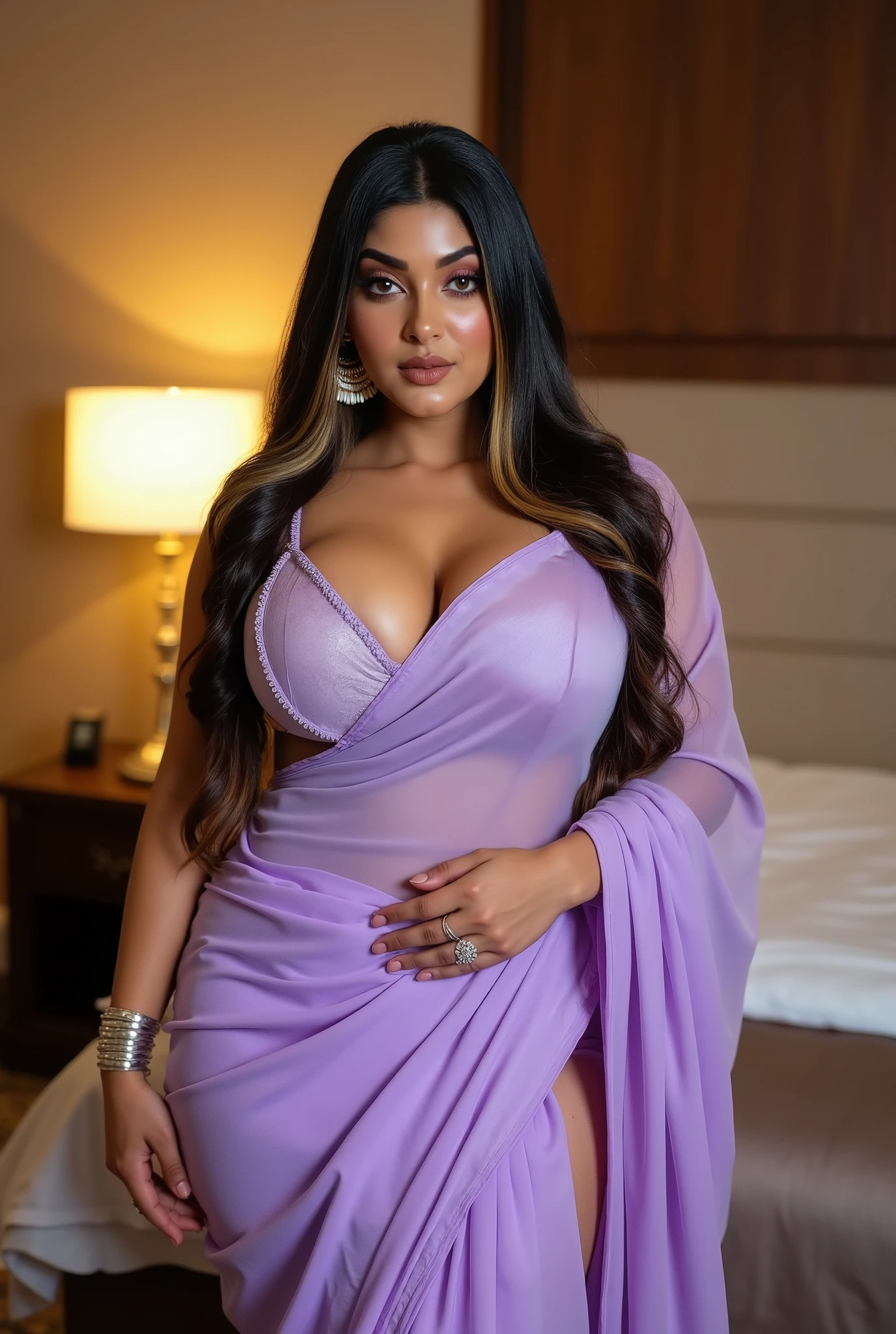 busty indian Girl in satin nighty,
Indian, busty