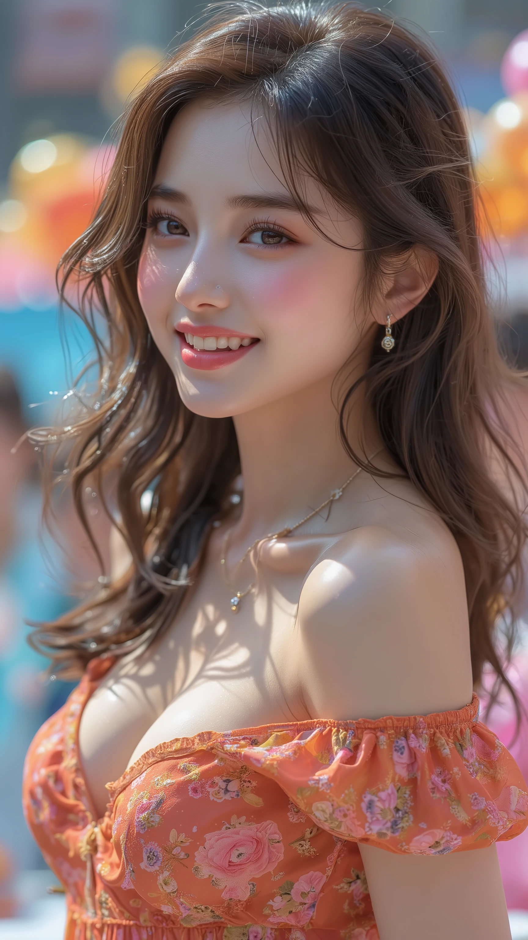 (8k, RAW Photography,best qulaity, high - resolution:1.1), (Hyperrealistic:1.4),(Realstic, photorealestic:1.3), The whole body is shown、All faces are in the picture、Walking、sand beach、seascapes、Small swimsuit、Black Micro Bikini、Sorrisos、Soft light,Large breast、The girls,realistic faces,Realistic body,lifelike skin,absurdress,The Masterpiece,(a Pretty:1.8), 独奏, (hugebreast:1.2), Detailed black eyes,Innocent eyes,blusher,Cinema Lights,Film Grain,jewelries,ear ring,Cherry-colored lips,pony-tail、slong hair、Open lips, Upper teeth, (smiling eyes:0.6), ((Grinning:1.2)),Depth-of-field, a blurry background, eyes focus, Bokeh,jung、professionally lit, jung,portrate,Photon Mapping,physics-based rendering