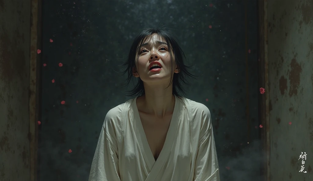 Meishu-Sama, johrei, luz divina, Japanese sitting praying to the heavens, unclothed, undressed, diante de um orisonte lindo, com o sol se pondo, with one hand forward, in connection with the divine, foto retrato, Directed by: Drew Tucker, Directed by: Adam Marczyński, Directed by: Alexandre Kucharsky, Directed by: Gavin Nolan, Surrealismo 8K, Directed by: Jason Felix, Yuri Shwedoff e Tom Bagshaw, arte ilustrativa, Estilo Erik Johansson