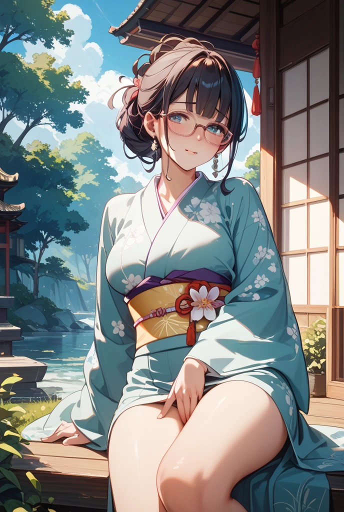 masterpiece, best quality, super fine illustration, an extremely cool and beautiful girl, highly detailed beautiful face and eyes,14 years old, a girl,(loli), (soft saturation), (anime), manga style, light particles,[Watercolor],
BREAK,
lewd,embarrassed, blush,
(large breasts), (skinny), five fingers, (plump thighs),
BREAK,
yukata, (crowded) shrine, japanese festival, night sky,
pink blonde twintails hair,blunt bangs, pink eyes, BREAK, white yukata, gold obi, fire flower print clothes,
BREAK,
sitting, (spread legs:1.4),, solid panties, (panties shot:1.2),(thong panties:1.4),(light pink) panties, focus panties,
BREAK,, parted lips, black(thighhighs),