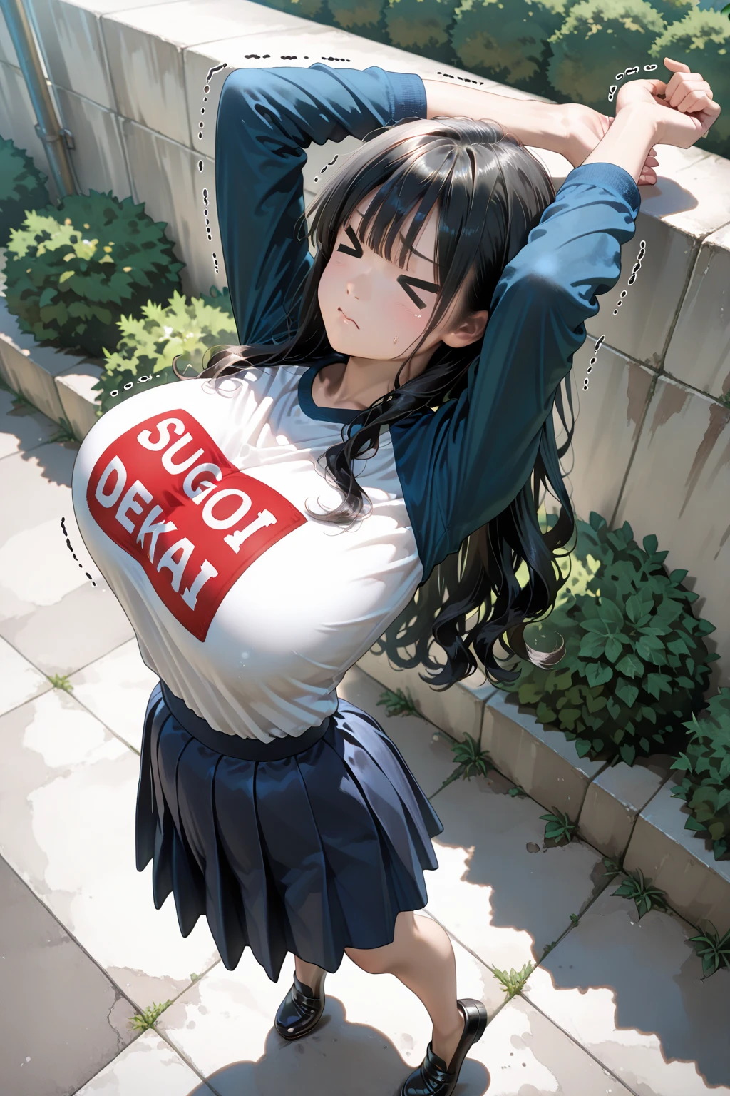 1 person,high school girl,((((Japanese School Swimsuit,Name tag on chest)))),High Cut,((Low Angle,The camera is between her thighs,Angle to look up so you can see the ceiling,)),(From directly below:1.7),((She's straddling the camera, looking down at me.)),((Highest quality, Vivid,8k, masterpiece :1.3)), (Realistic, photoRealistic:1.4),((Brown Skin)),(very fine and beautiful skin,Black gal),blonde, Black gal,,Very detailed,Cinema Lighting, Detailed light, Best Shadow, Dynamic Angle(From directly below:1.1),Between the legs:1.5,Super big breasts:1.6, Plump thighs, (Between the legsの割れ目:1.5),In the classroom
