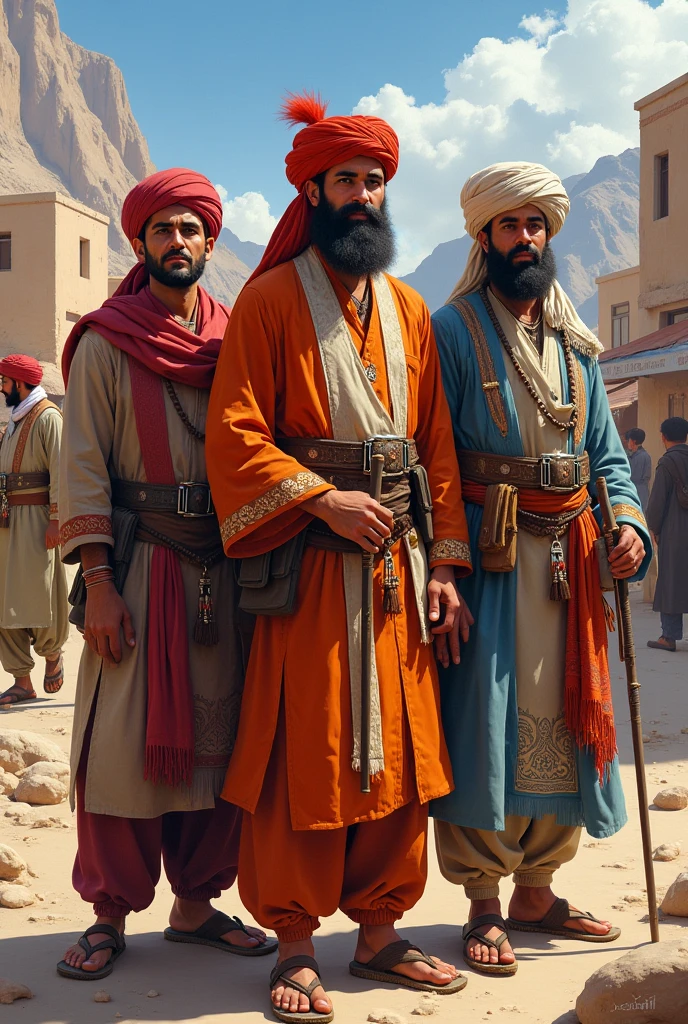 Make a picture of showing pathan culture - SeaArt AI