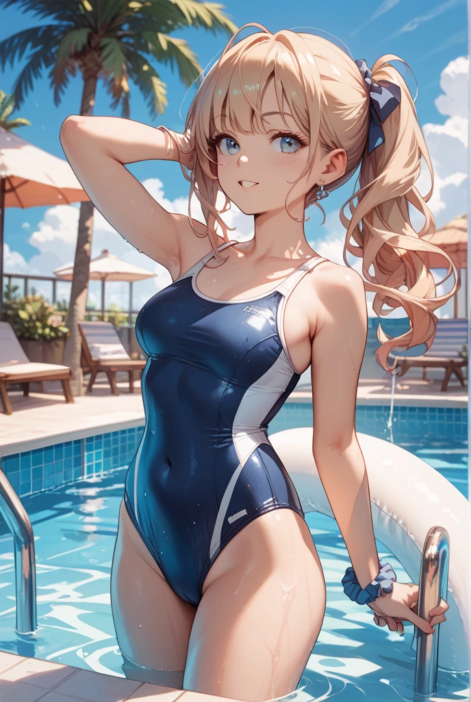 (masterpiece, top quality, high resolution: 1.2), sexy woman, solo, twin tails, Blue eyes, full body, ((school swimsuit)), Blonde hair, masterpiece, best quality, ultra-detailed, illustration, kawaii, detailed light, happy, smile, closed mouth, shy expression, blush, Highlights hair, hair, beautiful detailed body, detailed sparkling eyes, 1girl, looking back, showing skin,in water, in ocean, in bath, full view of buttocks, showing buttocks, in heat,, legs open, ((show vaginal rupture,cum mouth)), Anime girl in blue swimsuit, Seductive Anime Girl, small curvy loli, beautiful alluring anime woman, beautiful alluring anime teen, charming anime girls, pretty anime girl, Ecchi anime style, Beautiful anime girl, Cute anime girl, (Anime Girl), sophisticated gravure idol, Ecchi, Realistic Young Gravure Idol, anime moe art style, One lady)、( masterpiece)、(best qualtiy)、(ultra-detailliert)、(a high chroma)、(CG Illustration)、((full-shot))、18 year old beautiful schoolgirl、Delicate beautiful face、(red blush), (dishevled hair)、(Anime-style eyes:1.3), See-through clothes:1.3、((no-bra))、(teats)、A cup breasts、((turned around))、The best lighting、shores, correct anatomy, correct hands, five fingers, (in beach), in water, looking at viewer, (((ready to have sex))), ((lying in her back)), (()), wet , (cum in the ) NSFW