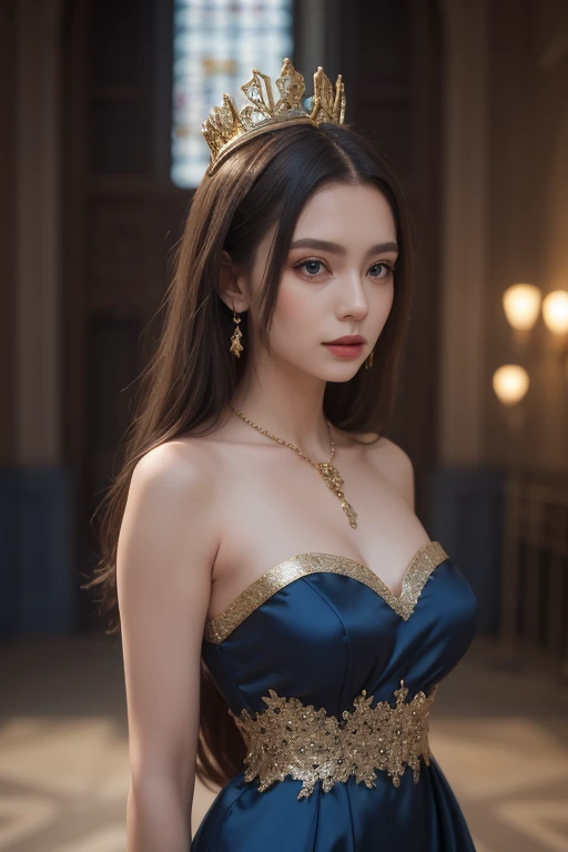 ((best quality)), ((masterpiece)), (detailed), perfect face
A sexy woman is standing prepare for fight in a castle, she is wearing yellow and red clothing with blue eyes and she was holding a green and yellow sword. The scene appears to be in brightly dark, with the individual being the main focus of the image.