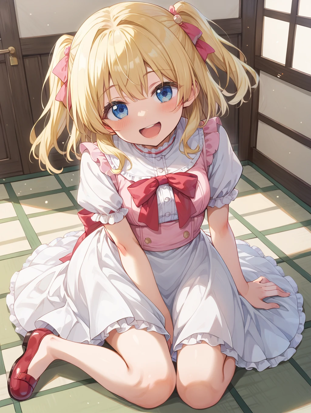 alice in the wonderland、cute little Girl、mini skirt、blond hear、No panties、Wavy Hair、blue eyes、10year old、all-fours、Pussy、Wet Pussy、sigh、anal、????、with spreading legs、spread your pussy with your hands、happy、smile、Apron Dresses、pinafore, NSFW、SEX、shairband、No pants、fullnude、The clothes are fluffy、taking down my pants、tits out、Small、Spread your、show off nipple, expose breasts, small breasts,shirt lift, crotch grab,