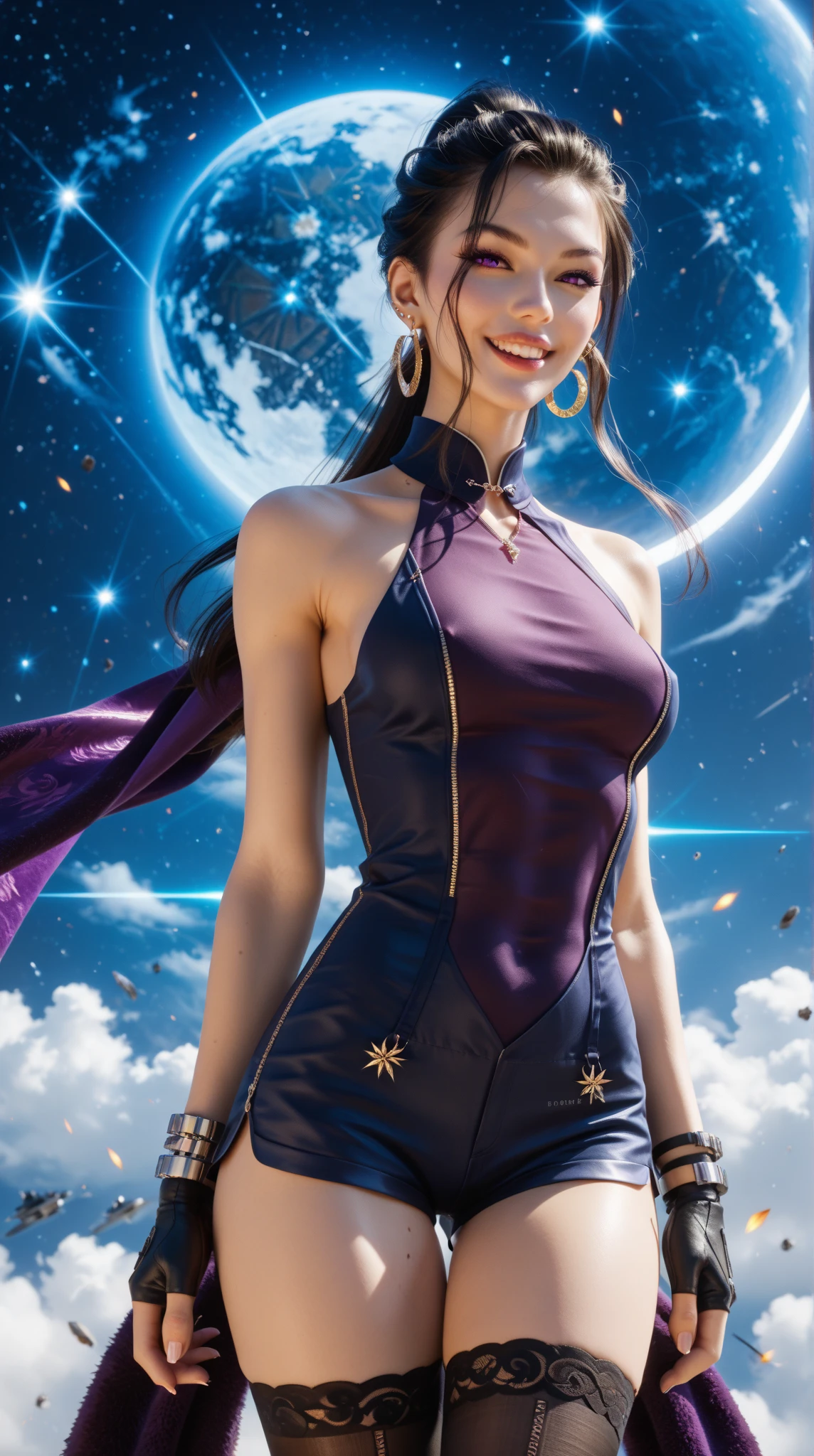 (best quality,4k,8k,highres,masterpiece:1.2),ultra-detailed,(realistic,photorealistic,photo-realistic:1.37),Sailor Moon,powerful magical girls,beautiful detailed eyes and face,colorful costumes,fighting evil,vibrant backgrounds,happy and determined expressions,majestic poses,moonlit nights,sparkling tiaras and brooches,breathtaking transformations,cosmic energy,moon kingdom,mystical artifacts,superhuman strength,friendship and love,celestial battles,fierce enemies,cosmic powers,anime,Japanese creation,dynamic action sequences,romantic storylines,epic battles between good and evil,powerful light beams