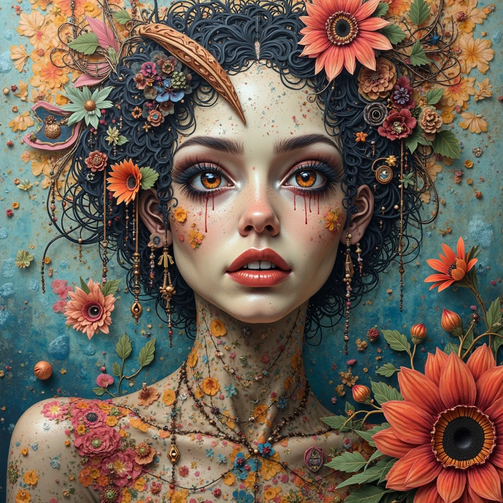 Dark Ambient silhouette Metalocalypse, relief, oil painting, red-yellow drops, thin flowing lines, wax, long strokes, light delicate shades, + 36.5 mm f0 cinematic quality, + style by Jeremy Mann, Peter Elson, Alex Maleev, Ryohei Hase, Rafael Sanzio, Pino Daeni, Charlie Bowater, Albert Joseph Penaud, Ray Caesar, Giger, Jay Fu, Gustave Doré, Stephen Gammell, masterpiece of artistic portraiture, multi-layer sheets, techniques used: lithography, chiaroscuro, atmospheric perspective, unreal engine, Greg Rutkowski, Leusch, Rads, Beeple, Makoto Shinkai and Lois van Baerle, Ilya Kuvshinov, Rossdros, Tom Bagshaw, Alphonse Mucha, global illumination, detailed and complex environments... biopunk, doll face, intricate fine line art, intricate, 8k, ultra detail, artstation trends, sharp focus, studio photography, intricate detail, high detail, by Greg Rutkowski