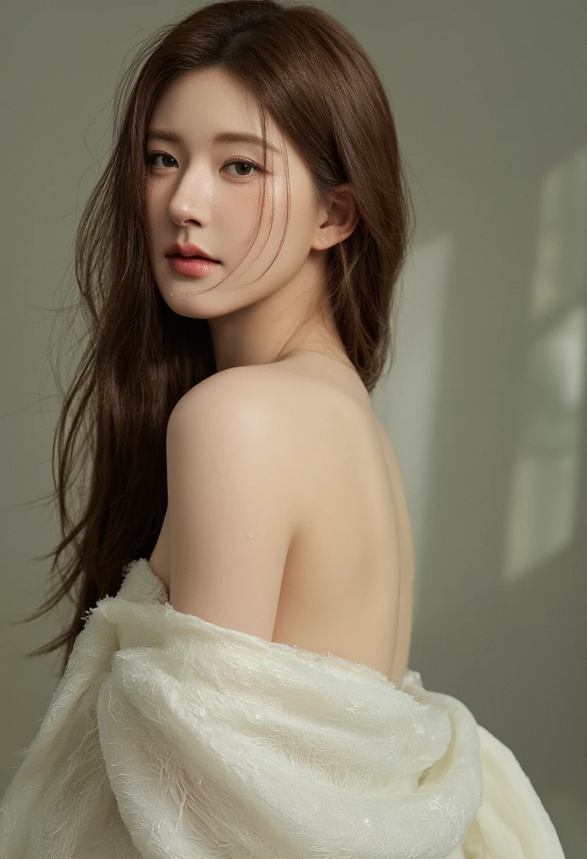 (Highest quality、8k、32K、masterpiece、Hmph:1.2)、Random posture、(Very delicate and beautiful work)、(masterpiece)、One Girl、Big ample breasts、An elegant wedding dress with attention to detail、Tierra、Veil、Very detailed、attractive expression、Beautiful and clear eyes、Green Eyes、Delicate necklace、Delicate earrings、Simple blurred background、cheese、Description in extreme detail、Beautiful poop、attractive、Ultra-fine painting、Delicate face、Delicate figures、Thin clavicle、Beautiful Lips、Soft back view、Mix 4、(8k、RAW Photos、Highest quality、masterpiece:1.2), (Realistic, Photorealistic:1.37),One Girl,cute,Cityscape, night, rain, Wetty, Professional Lighting, Photon Mapping, Radio City, Physically Based Rendering, The whole body is projected、(Laughter:1.1)
