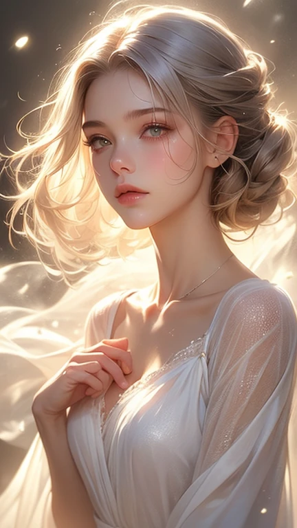 (masterpiece, Highest quality, Highest quality, beautifully、), Very detailed:1.4, Most detailed, master bation:1.4, (masterpiece:1.4), (ultra detailed:1.4), (extremely detailed CG:1.4), (Shiny glossy wet hair:1.4), (super fine illustration:1.4), full lip gloss, pussy, erotic, orgasm, Big Tits:1.4, full body:14, White skin:1.4, Blonde:1.4, whole body:1.4, Dripping Sweat:1.4、((female ejaculation:1.4)), woman