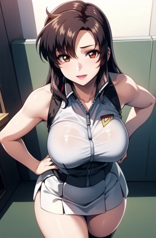 Big Tits Beautiful Girl Sports Volleyball Ponytail Sweat Brown Hair Neat Moe White Uniform Navel Black Eyes Smile Energetic Jumping Big Tits Big Breasts Big Wet Sheer Heart Eyes