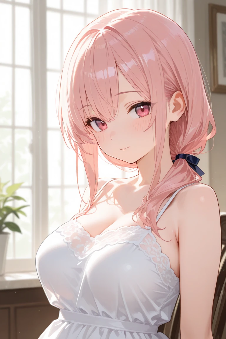 (Best quality at best,4K,8K,A high resolution,tmasterpiece:1.2),ultra - detailed,(actual,realistically),vivd colour,beautidful eyes,Delicate smile,face flushed,ctextured skin,tmasterpiece,k hd,Best quality at best,Gentle and beautiful woman,Mild,delicate and sexy collarbones,Charming goose egg face,二重まぶた,rosy lips,small-nose,random hair style,Random hair color,random costume,Huge big breasts,Self-confident,Elegant,noble,The feeling of happiness,Subtle blush,gorgeous one,perfect pubic bone,mature,Close her eyes,photo from the side