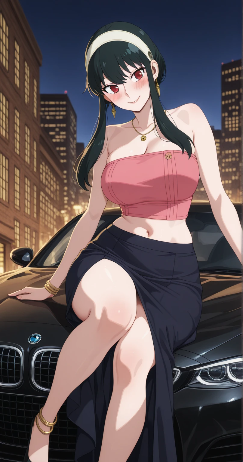 20 year old woman、wet dress、big and full breasts、biomechanics , breast proportions, shy smile、 ニーハイstockings, adult woman, (when it enters the sheath:1.3), long wavy hair、dark brown hair, mini skirt, (shiny skin), brown eyes, Kamimei、long wavy hair、swelling、stockings、Upskirt、plump hips、Larger earrings、necklace、 (stand in a motorsport race)+, sexy hips、Kamimei、chest opening、chest emphasis pose、pink panties、pink lace bra