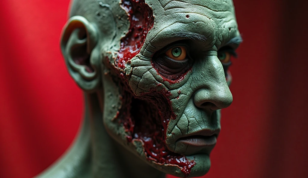 Realistic decomposed mario zombie