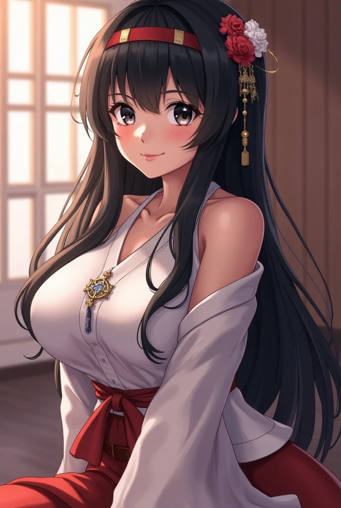 light effect, soft, super clear, high-definition picture, (front), masterpiece, cinematic lighting, Hyuga Hanabi, byakugan eyes, black hair, 1girl, solo, looking at viewer, smile, small breast, open shoulder, short dress