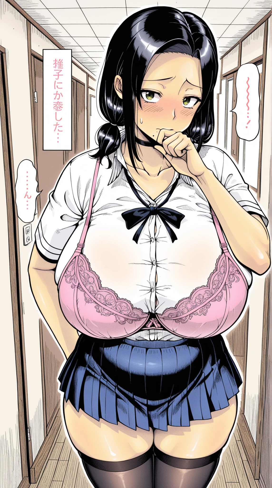 ((((((maid apron, puffy long sleeves, frilld, bangs, on the bed,scratching breasts,))))))((((,Oily and slippery,with her mouth open,Blush:1.2,Loose cuffs,))))(((((((Monochrome world, Use only black shades, White, and burgundy, Grim, geomerty:1.2, ))))))),((1girll,mature,Amazing,Sharp focus,seductive lady,Solo,From above:1.3,Loose knitwear,trace jacket,thighhighs,thigh band,))(Masterpiece,Best quality, offcial art, Beautiful and aesthetic:1.2),((hyper HD,ore,Golden ratio,)) (16k),((Upper lens,Facial closure:1.2,focus onface:1.2,Vampire, (((slime-liked breasts))), (((Sagging breasts))))),(Physically-based rendering),Sharp focus, (((highdetailskin,))),intricate outfits,Delicate pupils,Cardiac pupils,Danfeng Eyes,((((detailed hairs|Long hair|Long bold side bangs|Cover your eyes|Naturally curly|Disheveled hair)))),Slender,(masterpiece sidelighting),(The sheen),(Beautiful hair,Beautiful eyes,)((unbelievable Ridiculous,)),((extremely_Detailed_Eyes_and_face)),AV actor,(Dynamic configuration: 1.2),Brilliant,Glossy, (Photorealistic), ((Metal earrings)), two-sided fabric,Ultra-precise depiction, Ultra-detailed depiction,