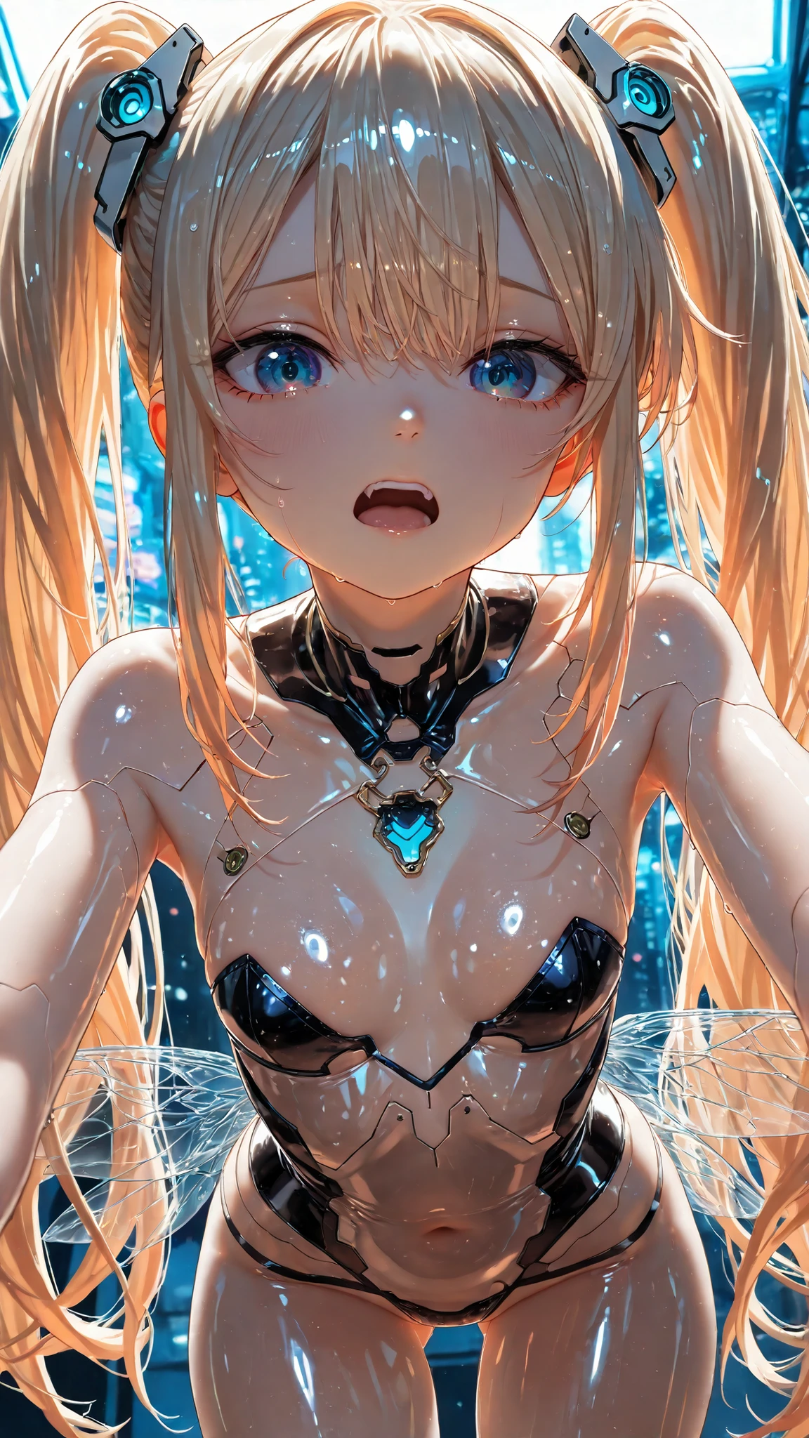 ((best quality)), ((masterpiece)), (detailed), 1 fairy girl, off-shoulder sweater, a fairy, fairy girl, winged pixie girl, girl fairy, various different types of insect wings, small breasts, NSFW,tentacle-like vines, Covered with tentacles, encoiled by tentacles, Tentacles around the body, many tentacles, captured by tentacles, bound by tentacles, trapped by tentacles, Fine details,Tentacled,Tied with tentacles, roaming tentacles, drooling,Crying,horrified expression, panic, fight for survival, helplessness, Detailed body,Full limbs,NSFW, being pulled into a flower, wild environment, jungle, terrifying floral environment, horrific nature, predatory flora, fairy catcher, fairy trapper, fairy catcher plant, tentacle-like vines, fairy trapper-plant, fairy catcher flower, tentacle-like vines, fairy trapper-flower inspired by carnivorous plants; a plant occupying the equivelant evolutionary niche as a spider would