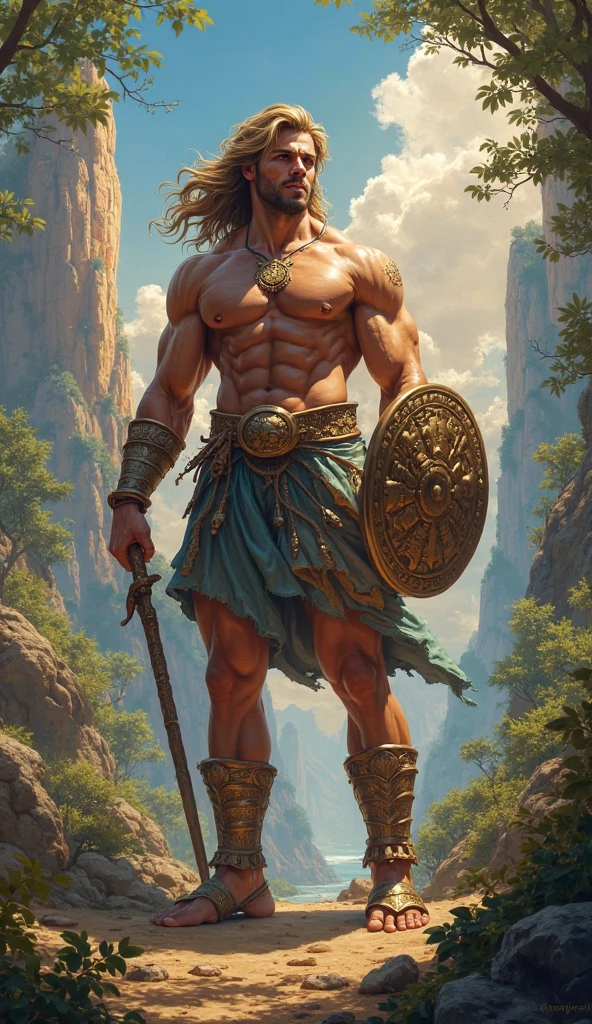 painted portrait of rugged zeus, god of thunder, greek god, on Mount Olympus, white hair, full body, mature, handsome, fantasy, intricate, elegant, highly detailed, digital painting, artstation, concept art, smooth, sharp focus, illustration, art by gaston bussiere and alphonse mucha