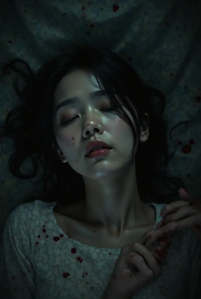 A 3 girl is in the alone hospital, she is being forcibly sexually assaulted and blood is coming out of her mouth.
8 people are forcing her, sexually harassing her and beating her. She looks like this 8 human girl killer to the 8 people.