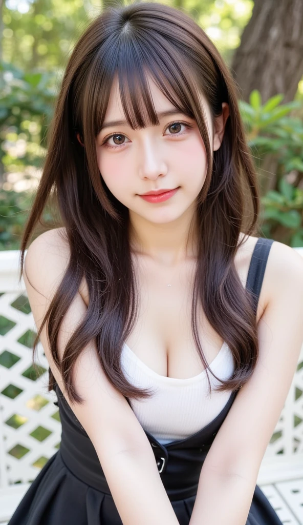 masutepiece, Best Quality,
Ultra-detailed, finely detail, hight resolution, in 8K,
((Photorealsitic:1.4, Raw photography, 超A high resolution,Top image quality: 1.4)),
Wallpaper,
((Perfect whole body configuration1.5)),
Beautiful detailed eyes, Natural Color Lip,
((a serene smile:1.5)),
((Random and cute hairstyles)),
((rather large breasts:1.2)),
((from the front side:1.5)),
((breastsout、under look eyes、breastsout、Mole on the arm:0.9)),
((Random blurry background)),((the setting sun)),((Big cleavage is visible:1.5)),
((Random and cute facial expressions)),,
very detailed and professional lighting、
Perfect dynamic composition, Beautiful detailed eyes,((Leaning forward heavily)), ((Cute white underwear:1.6)),((no-bra:1,5)),((Smile,Harajuku)),((Sexy pose with hair up:1.5)),((Sexy shot looking at camera))