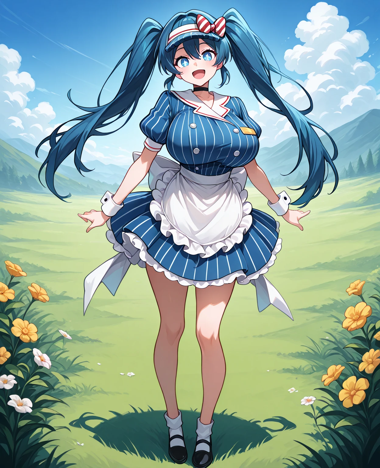 kawaii petite minor 1girl 13yo eyeliner skindantation (a mole under the right eye) flat chest (eyes visible through hair) +++, cat ears, cat tail, cat legs fluffy:2 furry beastman, +++
hazel eyes,
bright sky blue hair,
very long hair ,
side braid,
streaked hair ,
blunt bangs,
sideburns ,
clenched teeth,
blush ,
+++, portrait , looking ahead, index finger raised, orange dirndl, apron, white blouse socks ankle boots, +++ extremely quality extremely detailed illustration high resolution, contrapposto glow shine like opal <lora:_hipoly3DModelLora_v20:0.3:NF> hiqcgbody ++ Faint lips,UC:realistic cute anime face cinematic angle Girl at the front dynamic pose