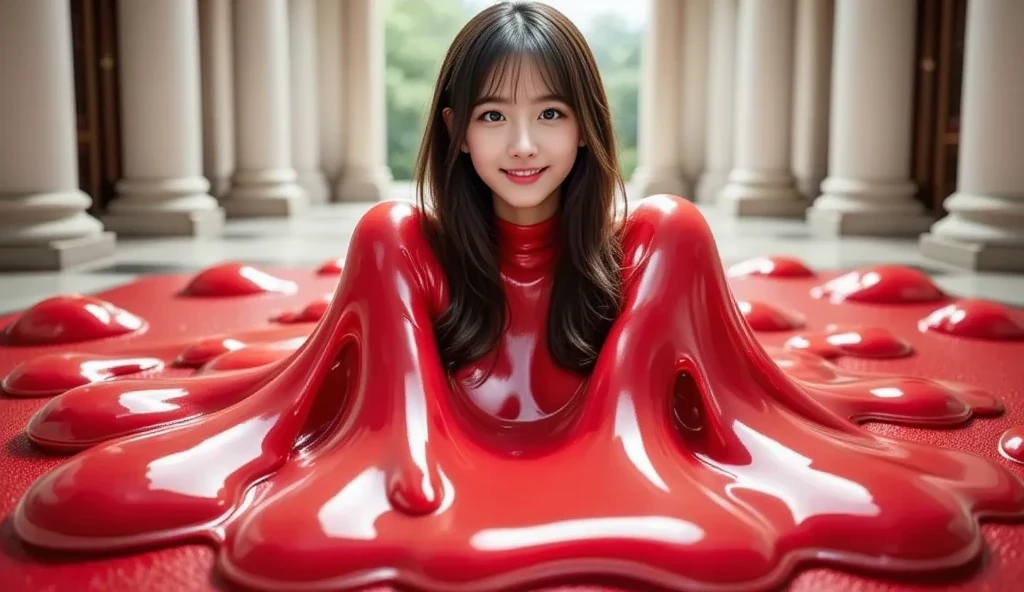 (CG Unity 8k wallpaper extremely detailed, masterpiece, best quality, ultra-detailed), (best lighting, best shadow, dynamic pose), (2women, shocked, stunned, humiliated) in (red vinyl catsuit, covered with white cream, wet and dripping: 1.9) participating in a (gigantic pie fight: 1.9) with them (throwing pies: 1.9), (getting smashed with whipped cream: 1.9) and getting (bombarded with pies) witj their (face splashed with whipped cream: 1.9), (messy game), (wet and messy), (pie throwing), (cream splatters on face: 1.9), (cream splatters on outfit: 1.9), stained clothes, wet clothes, cream explosion, flying cream splash, crushed pies, smeared pies, food fight, ruined outfit, dirty hair, (dirty face: 1.9), whipped cream in mouth, spitting cream