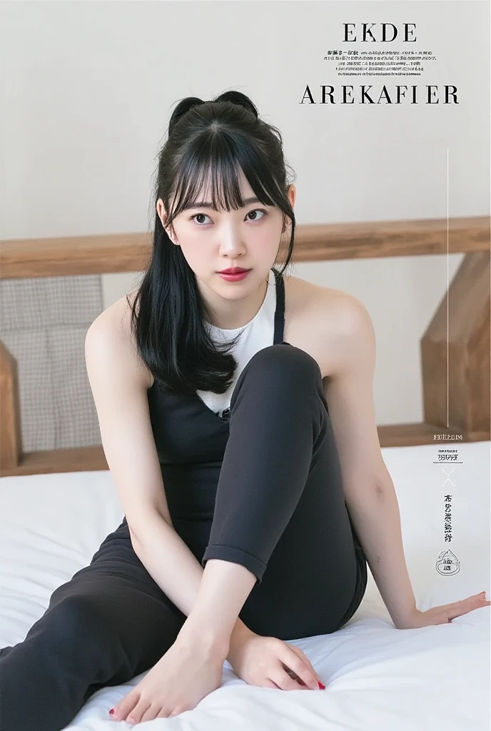 The upper part of the body valley Spread legs