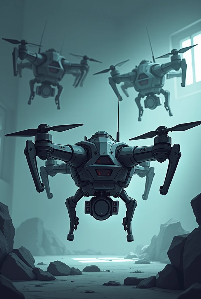 (a word that says, hello:1.2), scifi, spaceships, robots, drones, detailed line art, fine details, makoto shinkai kyoto animation key art, trending on artstation, trending on CGsociety
