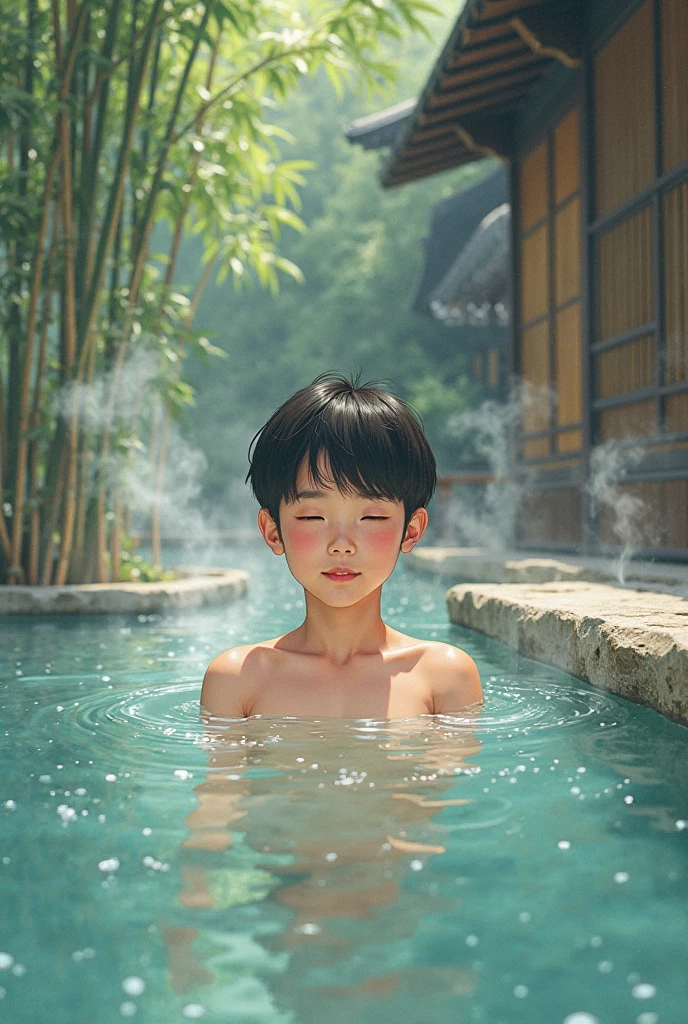 toddler,onsen,enjoy