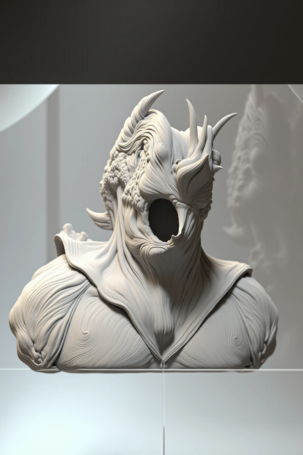close up of a bunch of different body parts, featured on zbrush central, Sculptor Zbraš, detailed torso, very detailed torso, Bust of the creature, zbrush art, zbrushcentral, extremely detailed face and body, Digital sculpture, trending on zbrush central, 3d sculpt, 3 d sculpt, human torso, detailed body structure