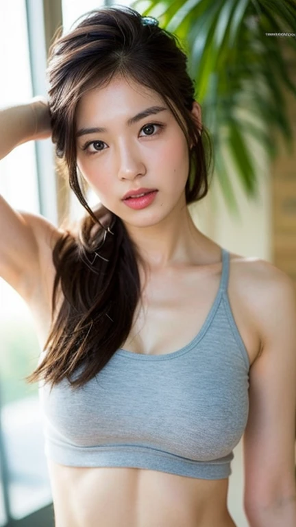 future、Beautiful Eyes、 ((highest quality)), Gravure idol、 Clear contours, Woman with pretty face, (((One girl,alone))), ((Beautiful Eyes)), sex appeal,Focus on the eyes、Bob Hair、Anatomically correct body,Sexy Girl, Albedo and Specular Maps、Accurate simulation of lightweight material interactions、Body-fitting outfit、lipstick、Lunar Surface、Sexy Tank Top,Jersey、Lower Body