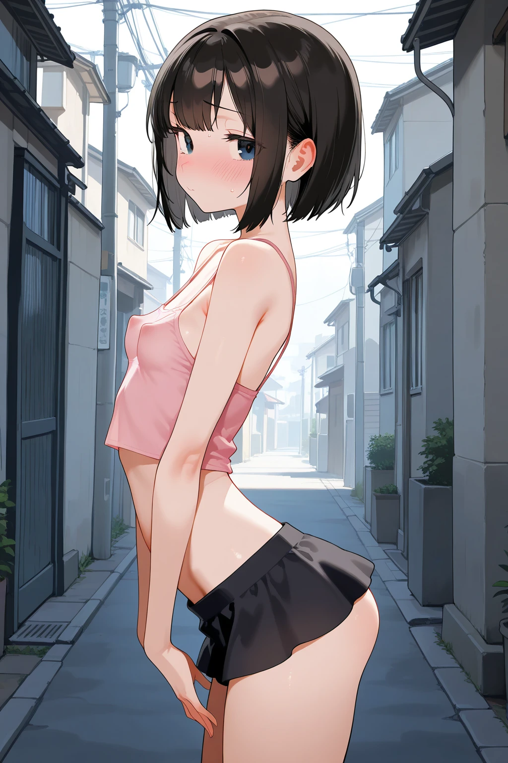On all fours、String Panties、Panty shot,(Beautiful small breasts:1.5),Yoshida Ayumi,One Girl, alone,((( Brown Hair, short hair,Pink Hairband,blue eyes))),smile, One girl,6 years old,Detective Conan, toplesini skirt ,(((セクシーなString Panties))),masterpiece ,8k unity wallpaper,Anime key visual,Highest quality, High resolution, unity 8k wallpaper, (shape:0.8), Highly detailed face,Highly detailed eyes,Glowing Eyes , Shiny skin,Fine skin,White skin,dense skin,Detailed Hair,Very elaborate legs,Perfect lighting, Detailed CG, (Perfect hands, Perfect Anatomy),High resolution,(Detailed wear ),Thin limbs, Delicate curves, Graceful Hands,shape:0.8,On all foursで尻を突き出す、Angle from behind、Protruding ass、On all fours、Bare nipples、ピンクでProtruding nipples、Naked upper body、Bare Chest、Beautiful nipples that stand up、Breast milk spurting out、Large amount of breast milk、Covered in milk、Get very close to the camera、blush、Climax facial expression、topless、Bare nipples、Protruding nipples、Rub your own breasts、